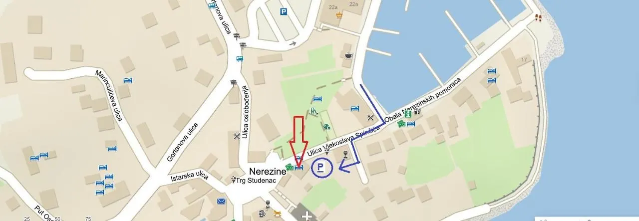 Nerezine Centrum _ Apartman Pro 2 Osoby 0*,